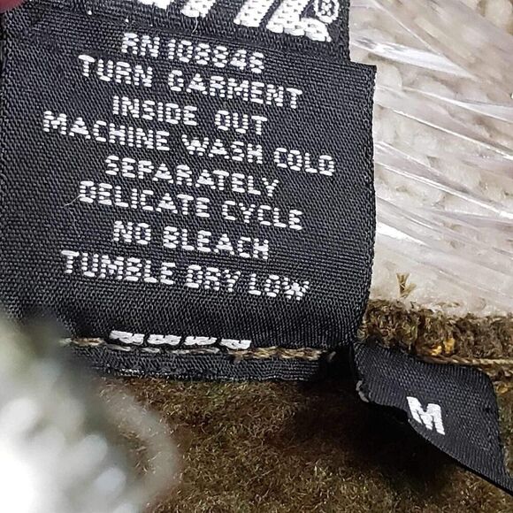 Kuhl Fleece Jacket Outdoor Quarter Zip Sherpa Lined Alpaca Fleece Size Medium M - Picture 12 of 13